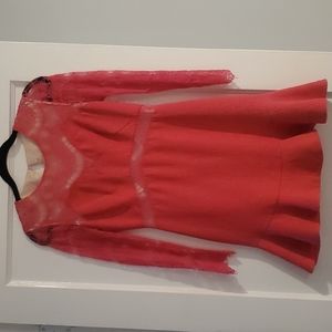 Self Portrait red dress